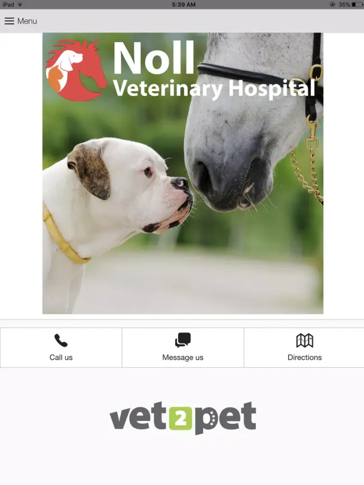 Capturas de pantalla de Noll Vet Hospital iPad 