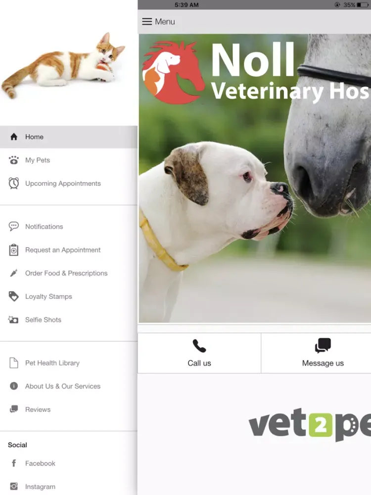 Capturas de pantalla de Noll Vet Hospital iPad 