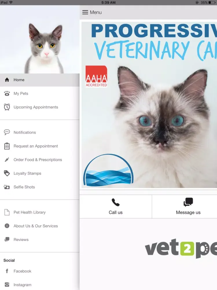 Progressive Veterinary Care iPad 应用截图