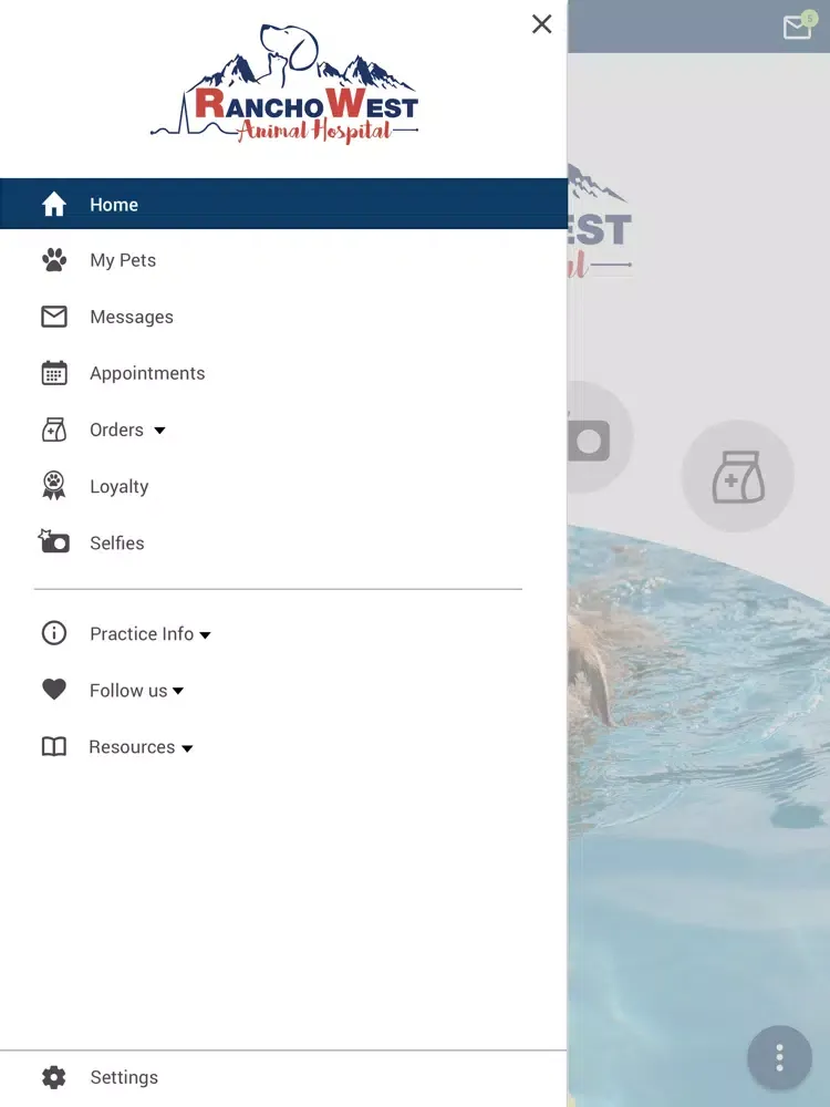 Ảnh chụp màn hình của Rancho West Animal Hospital iPad 