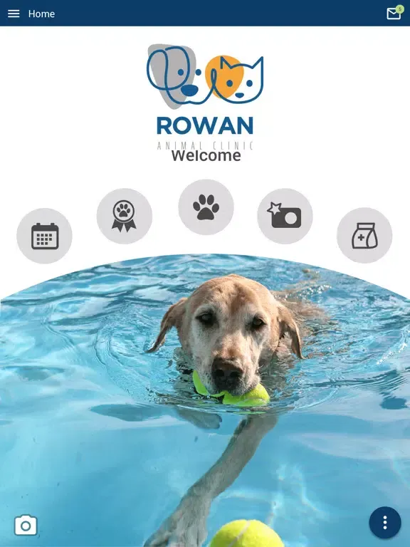 Ảnh chụp màn hình của Rowan Animal Clinic iPad 