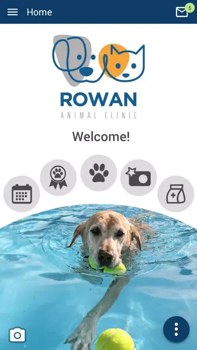 Ảnh chụp màn hình của Rowan Animal Clinic