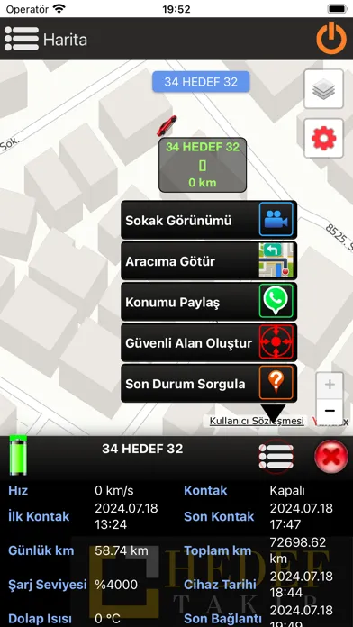 Captures d'écran de Hedef Arac Takip