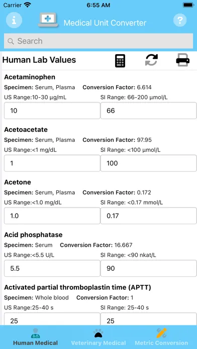 تصاویر Medical Unit Converter