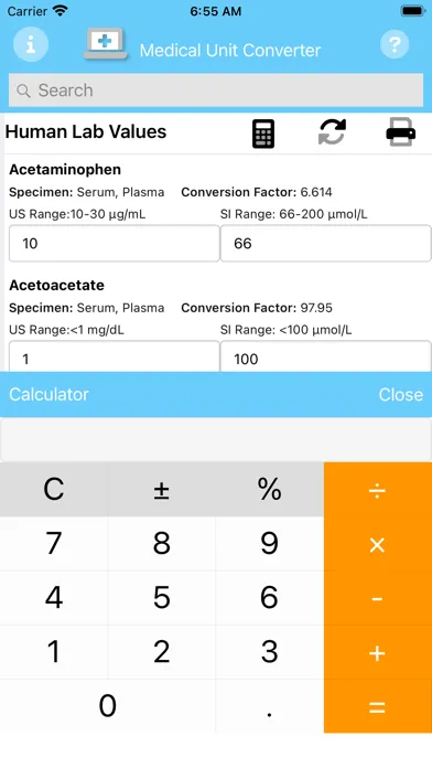تصاویر Medical Unit Converter