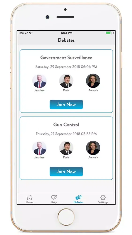 Ảnh chụp màn hình của DigitocracyApp
