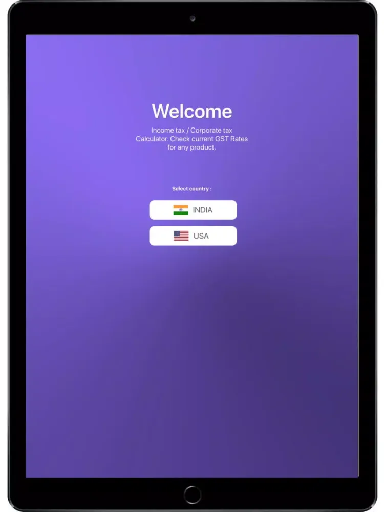 GST / HSN / Tax Calculator iPad 应用截图