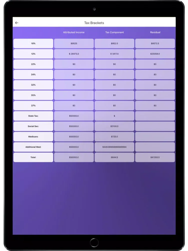 GST / HSN / Tax Calculator iPad 应用截图