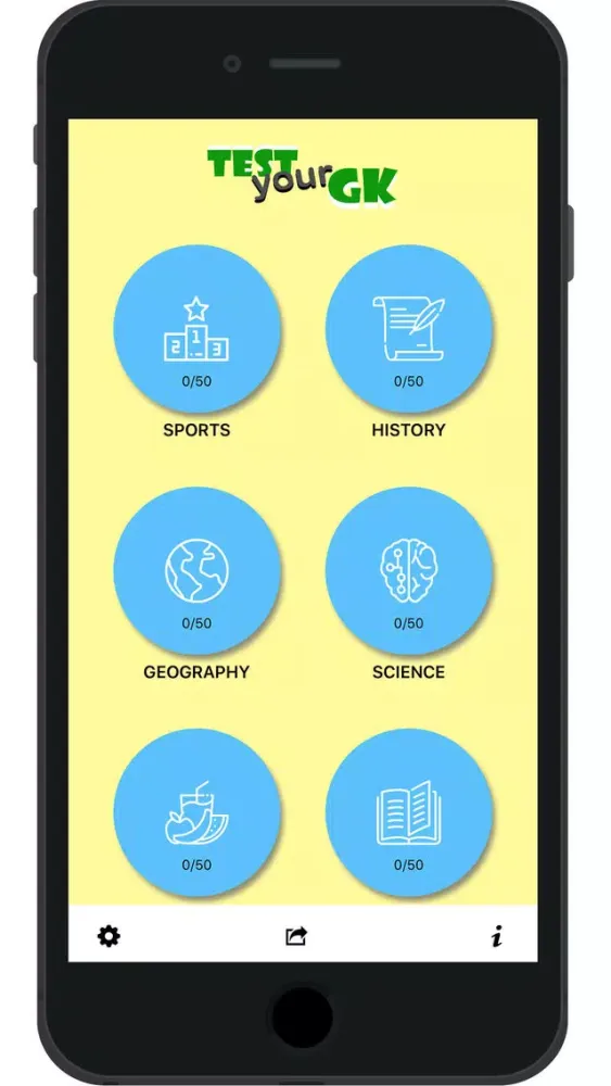 ภาพหน้าจอของ Test your GK : Quiz master
