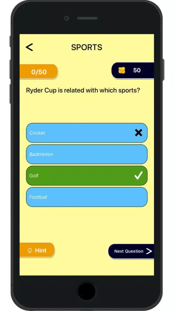 ภาพหน้าจอของ Test your GK : Quiz master