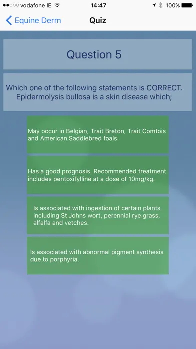 Capturas de tela do Equine Dermatology