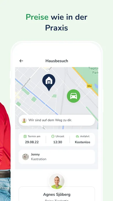 Zrzuty ekranu felmo Mobiler Tierarzt