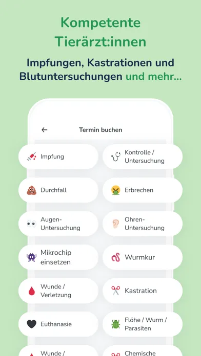 Zrzuty ekranu felmo Mobiler Tierarzt