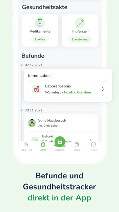 Zrzuty ekranu felmo Mobiler Tierarzt