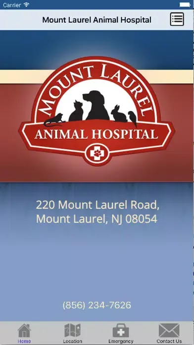 Tangkapan skrin Mount Laurel Animal Hospital