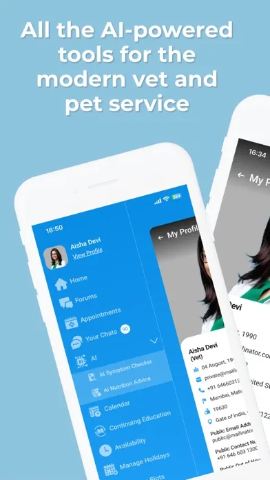 Zrzuty ekranu VETPASS FOR VET & PET SERVICES