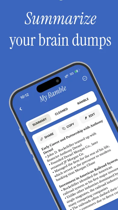 Ramble - Record AI Voice Notes 스크린샷