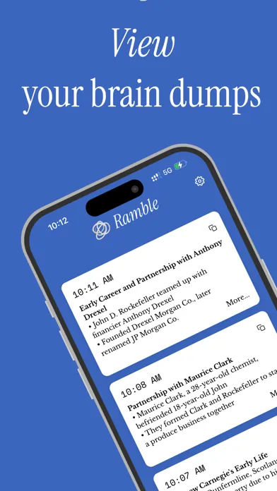 Ramble - Record AI Voice Notes 스크린샷