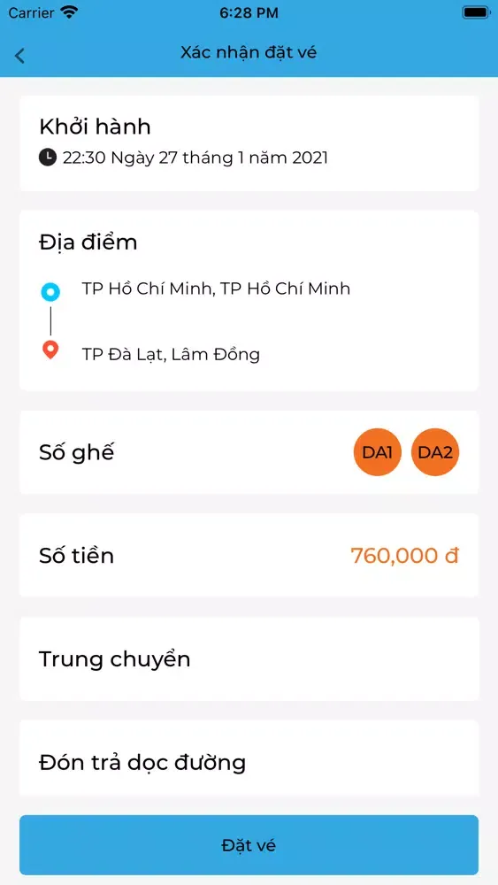 Captures d'écran de Phong Phú Limousine