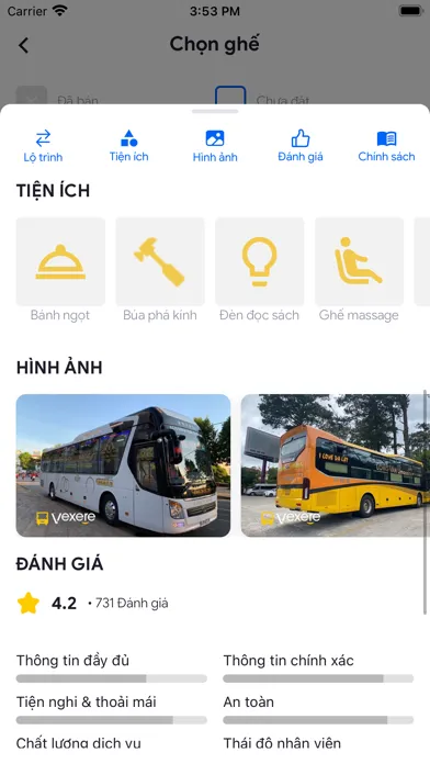 Xe Khách Long Vân Limousine應用截圖