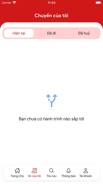 Ảnh chụp màn hình của Phúc Xuyên: Đặt vé xe khách