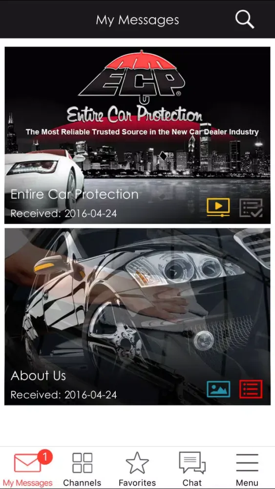 Capturas de tela do Centurion Automotive.