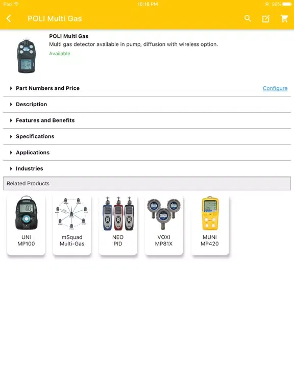 Скриншоты mPrix iPad 