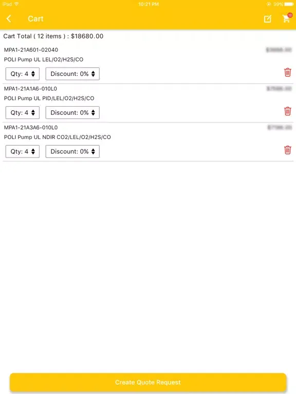 Скриншоты mPrix iPad 