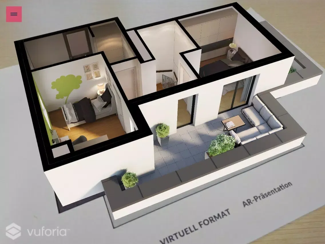 Capturas de tela do Virtuell Format AR iPad 