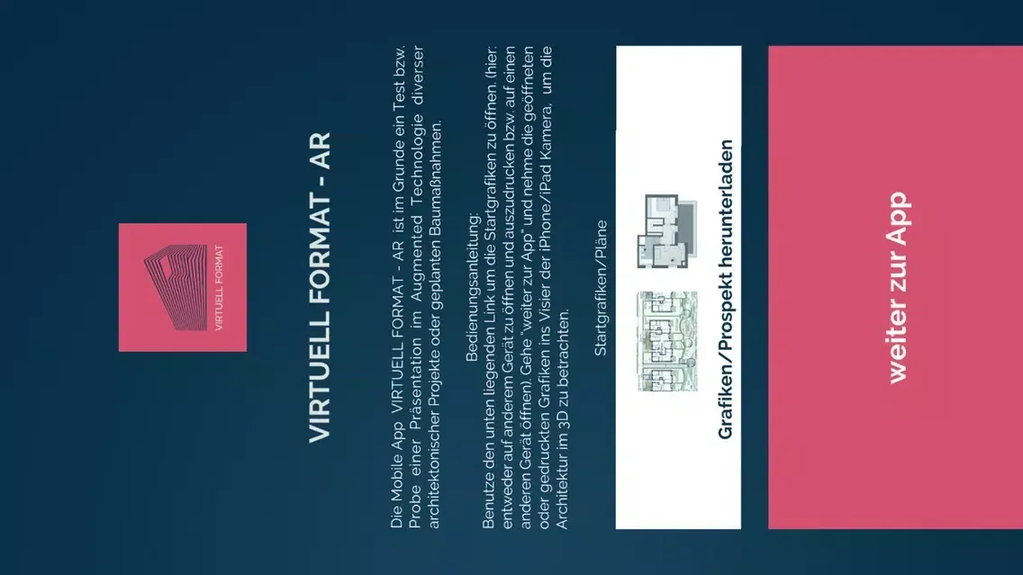 Capturas de tela do Virtuell Format AR