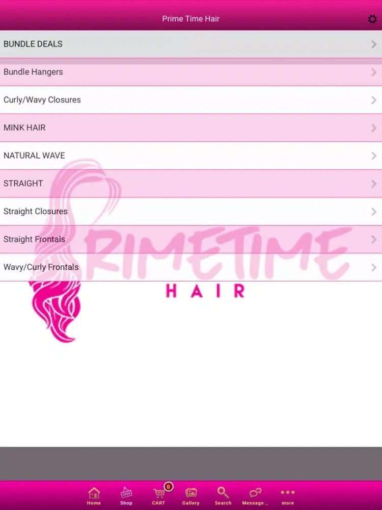 Prime Time Hair iPad  Screenshots