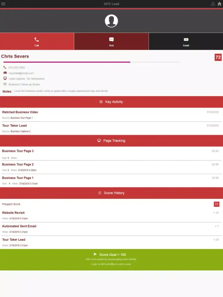 Capturas de tela do VFAmax App and System iPad 