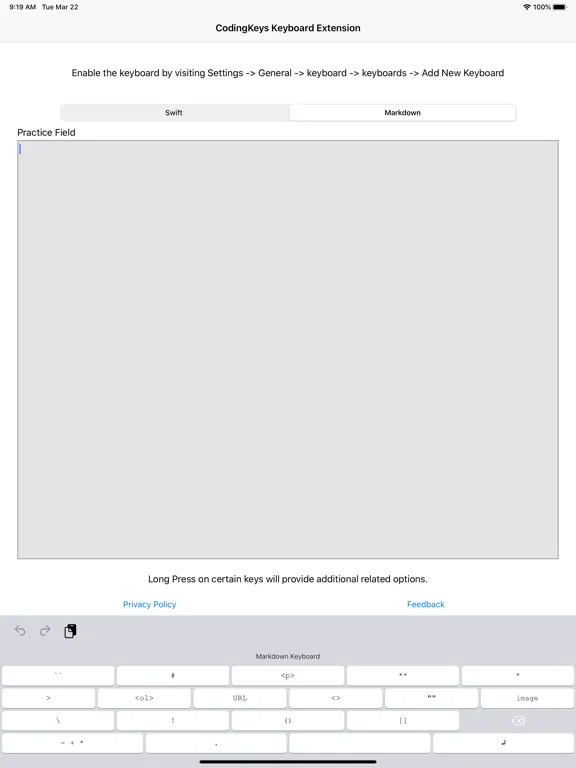 CodingKeys iPad  Screenshots