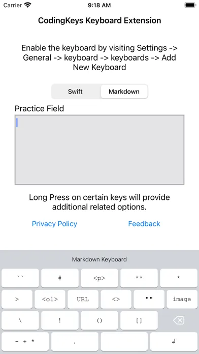 CodingKeys Screenshots