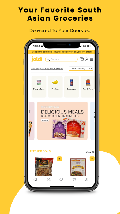 Jaldi - South Asian Groceries应用截图