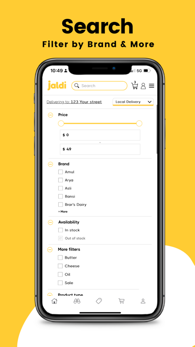 Jaldi - South Asian Groceries应用截图