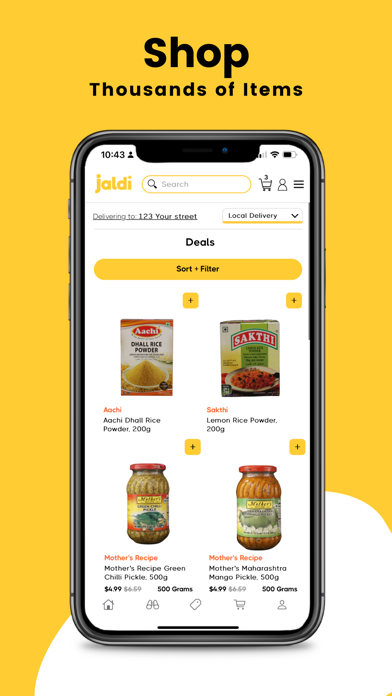 Jaldi - South Asian Groceries应用截图