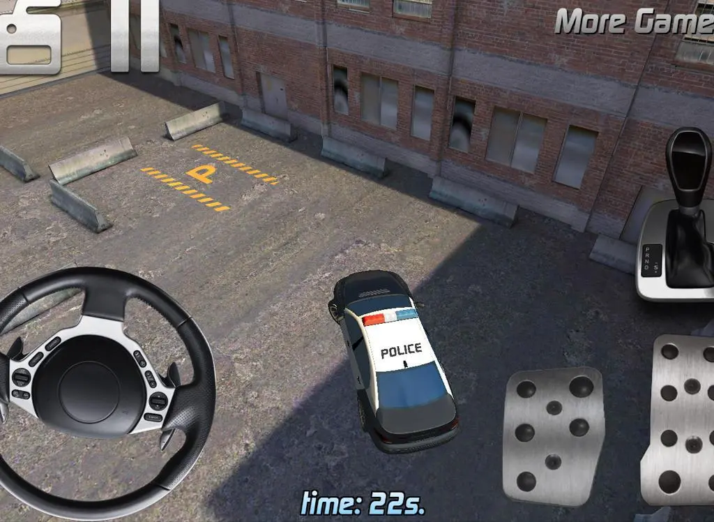 Police Parking 3D HD Ekran Görüntüleri
