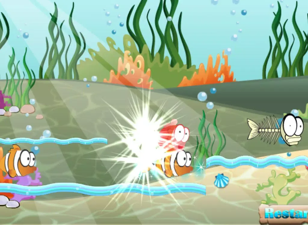Capturas de pantalla de angry fish - kids game iPad 