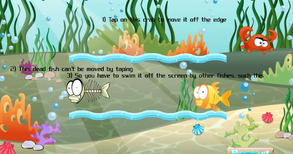 Capturas de pantalla de angry fish - kids game