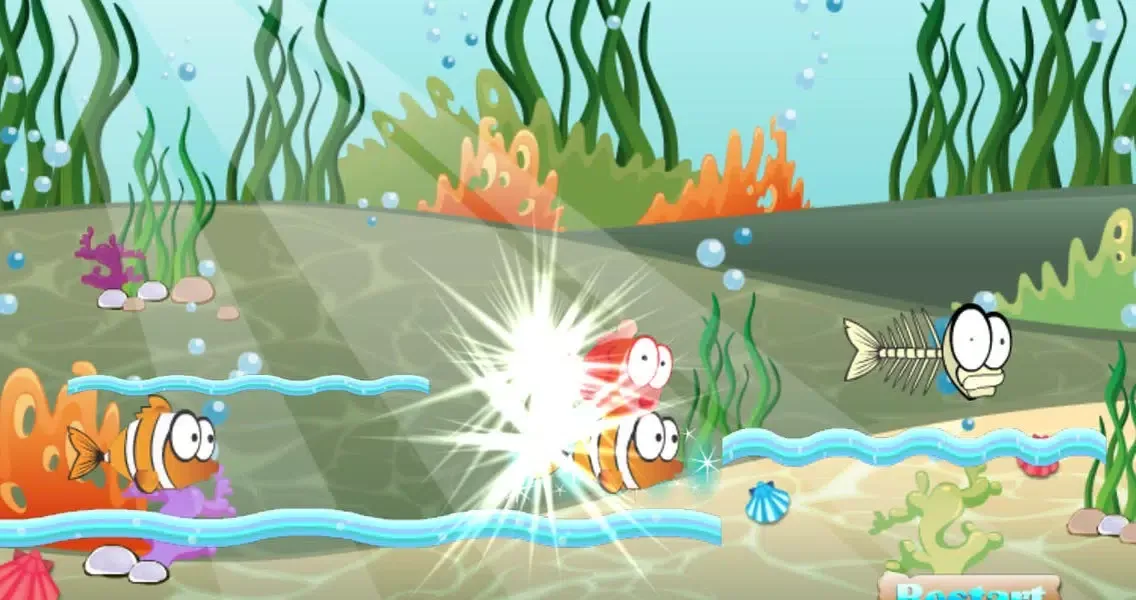 Capturas de pantalla de angry fish - kids game
