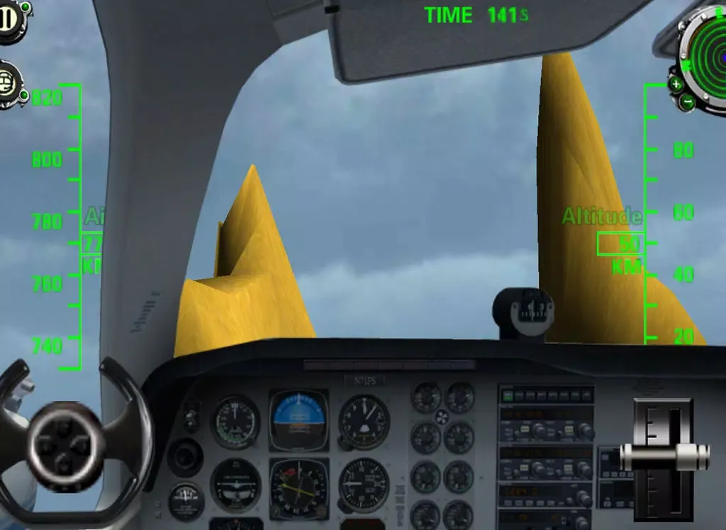 Tangkapan skrin 3D Army plane flight simulator iPad 