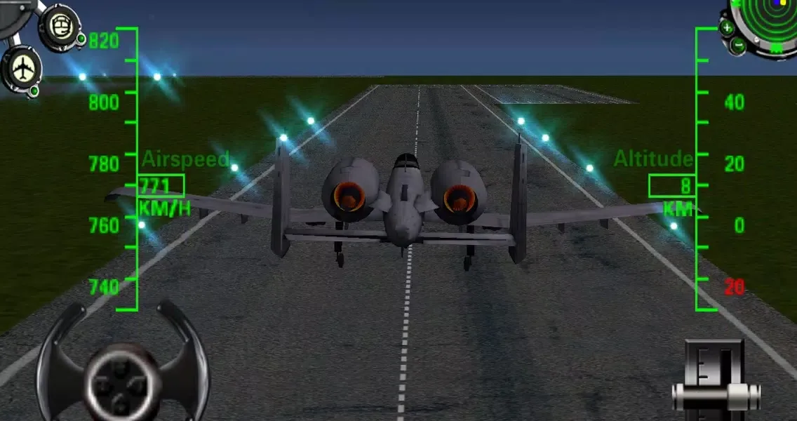 Tangkapan skrin 3D Army plane flight simulator
