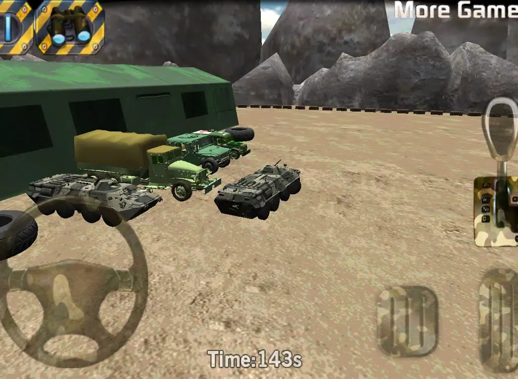 Capturas de tela do Army Parking 3D - Parking Game iPad 