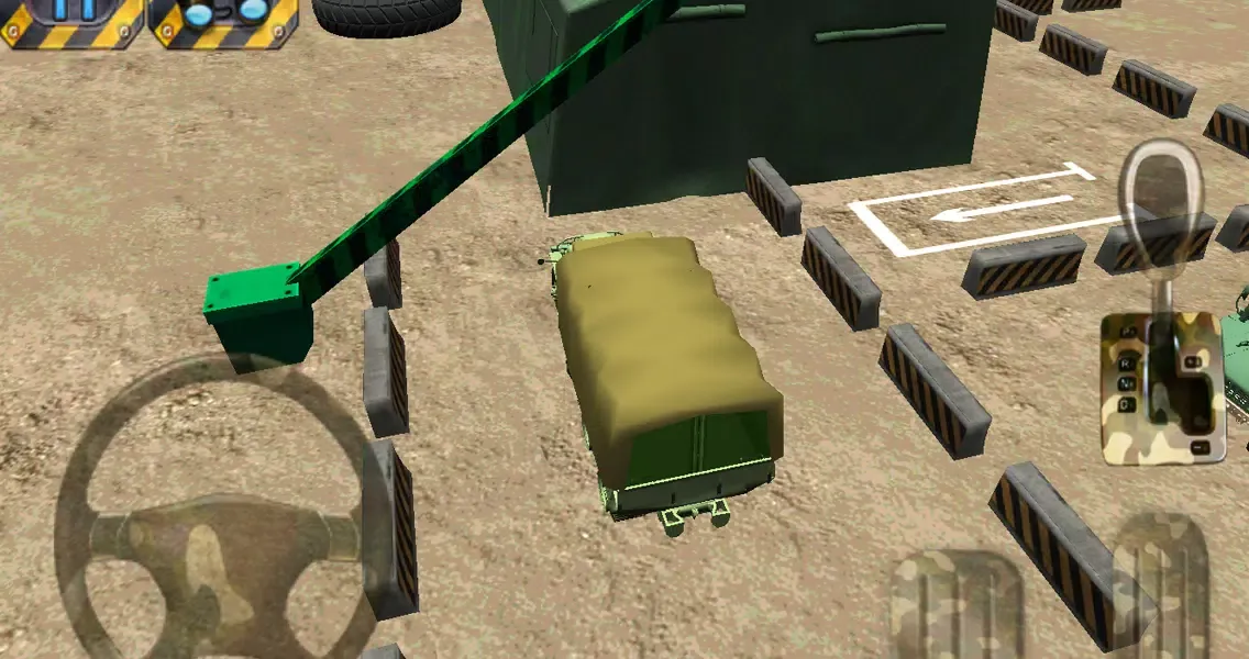 Capturas de tela do Army Parking 3D - Parking Game