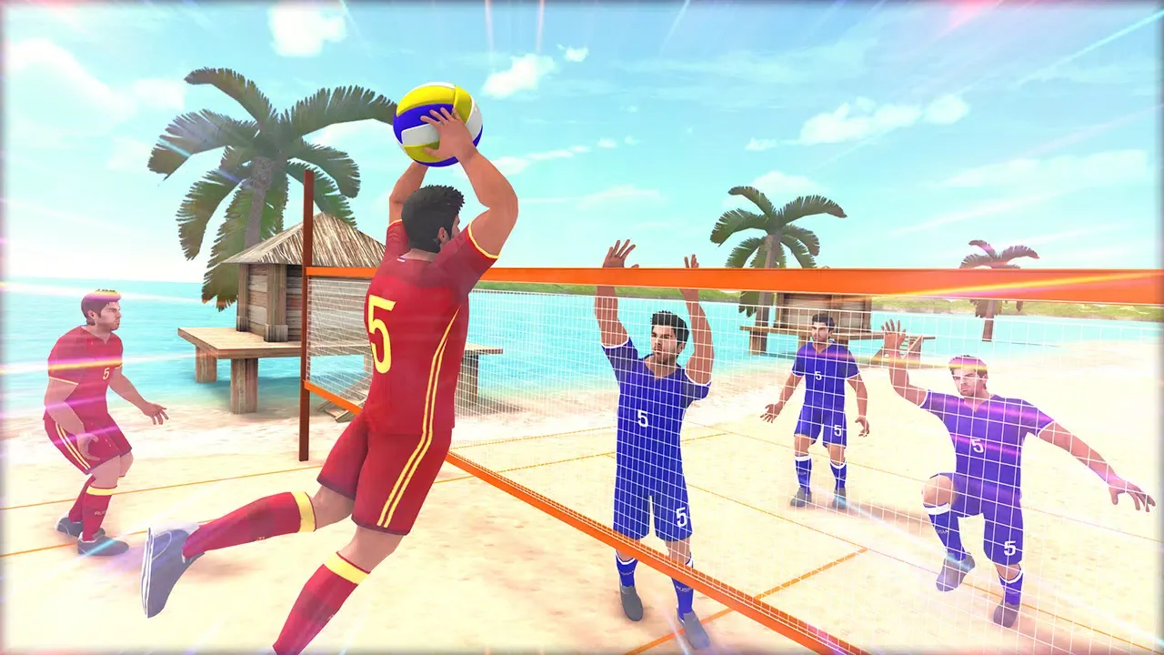 Volleyball 3D Offline Sim Game Screenshots