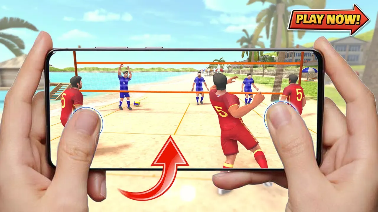 Volleyball 3D Offline Sim Game Screenshots