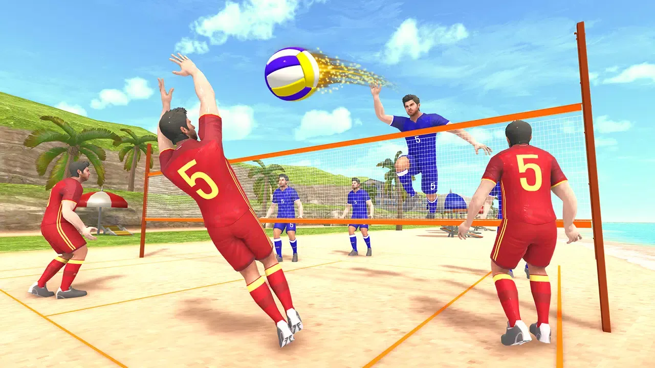 Volleyball 3D Offline Sim Game Screenshots