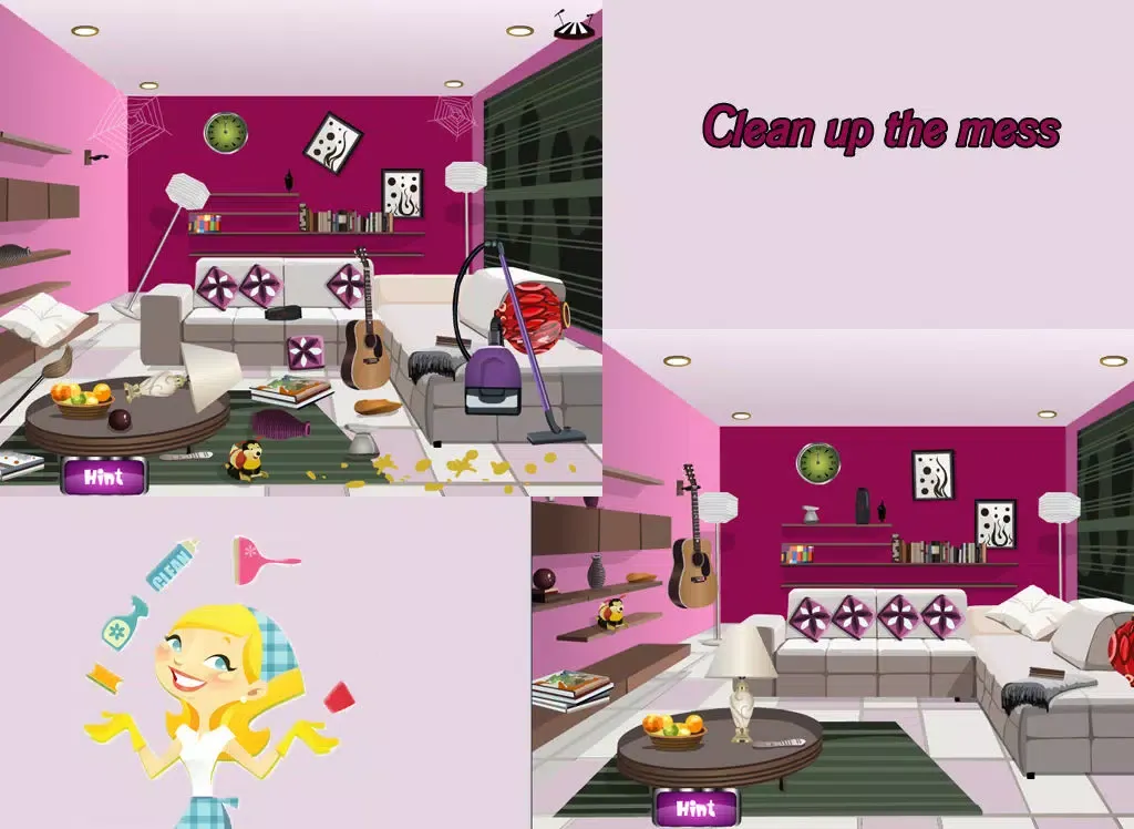 Capturas de pantalla de Big house clean Up decoration iPad 