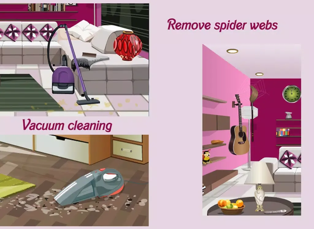 Capturas de pantalla de Big house clean Up decoration iPad 